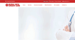Desktop Screenshot of buenavistaurgentcare.com